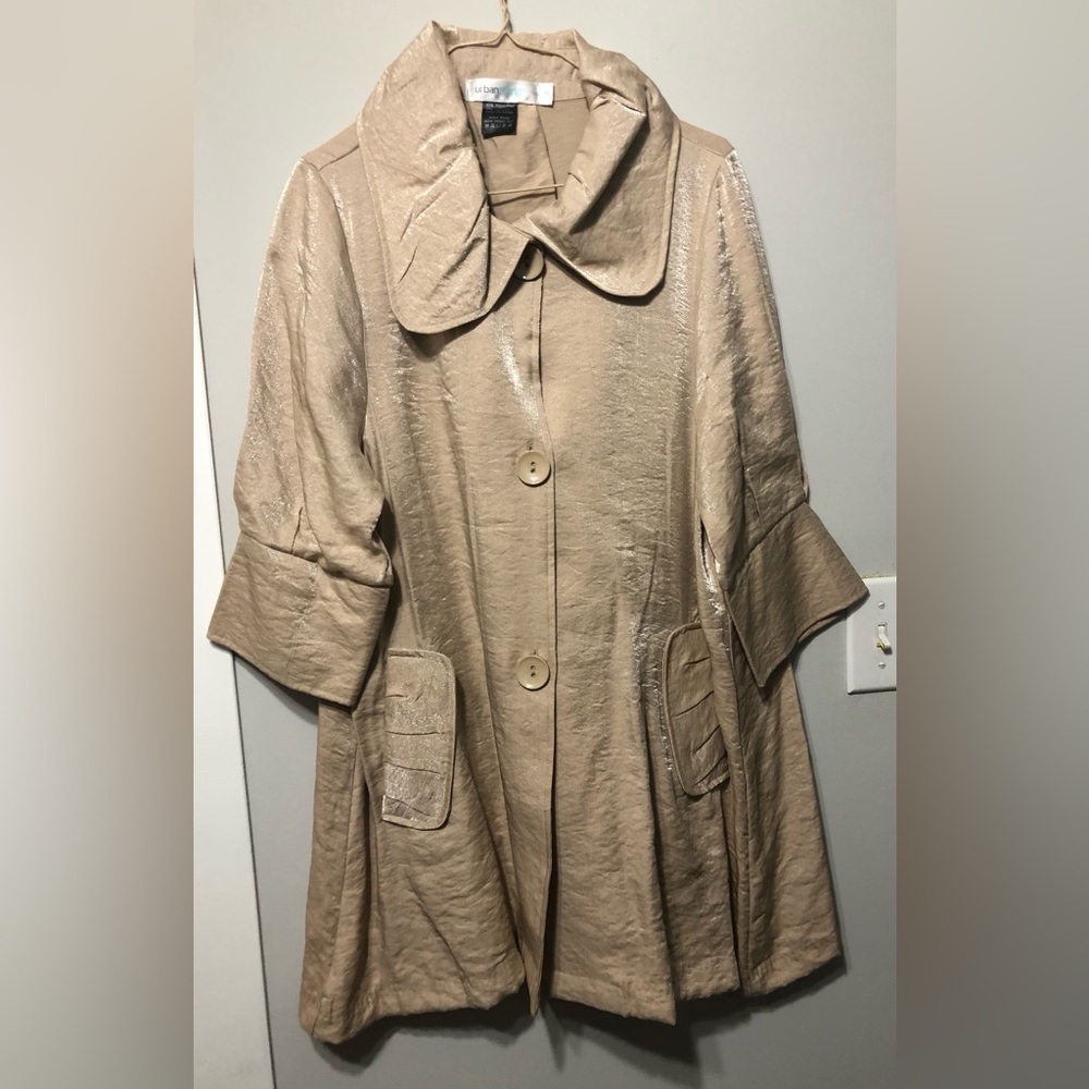Urban Mango gold swing jacket size S.